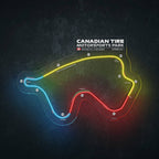 Canadian Tire Motorsport Park Neon Race Track