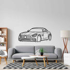 AMG GT C Angle Silhouette Metal Wall Art