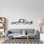 Bronco 1973 Classic Silhouette Metal Wall Art