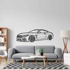 M8 Comp 2022 Angle Silhouette Metal Wall Art