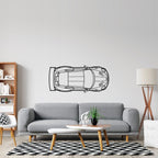911 GT2 RS model 991 TOP Metal Silhouette Wall Art