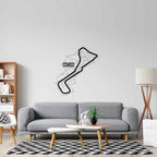 Circuit Zolder Metal Wall Art