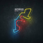 Autobahn Country Club Neon Race Track