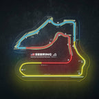 Sebring International Raceway Neon Race Track