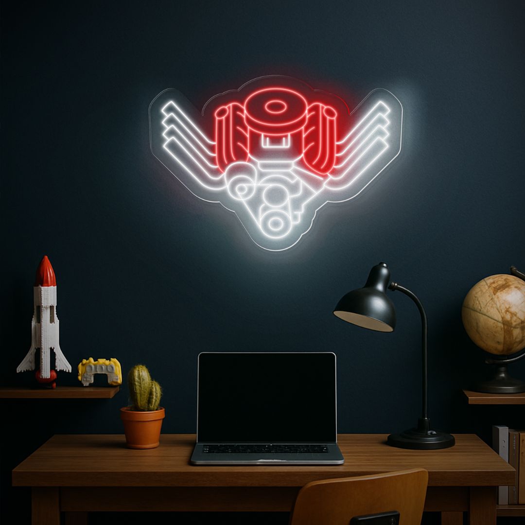 Engine Neon Sign