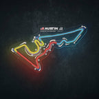 Circuit Of America COTA Neon Race Track