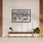 M4 Driver's Cockpit Metal Frame Wall Art