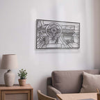 M4 Driver's Cockpit Metal Frame Wall Art