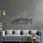 Gallardo Superleggera 2007 Detailed Silhouette Metal Wall Art