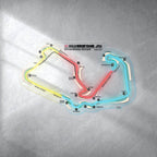 Silverstone Circuit Neon Race Track