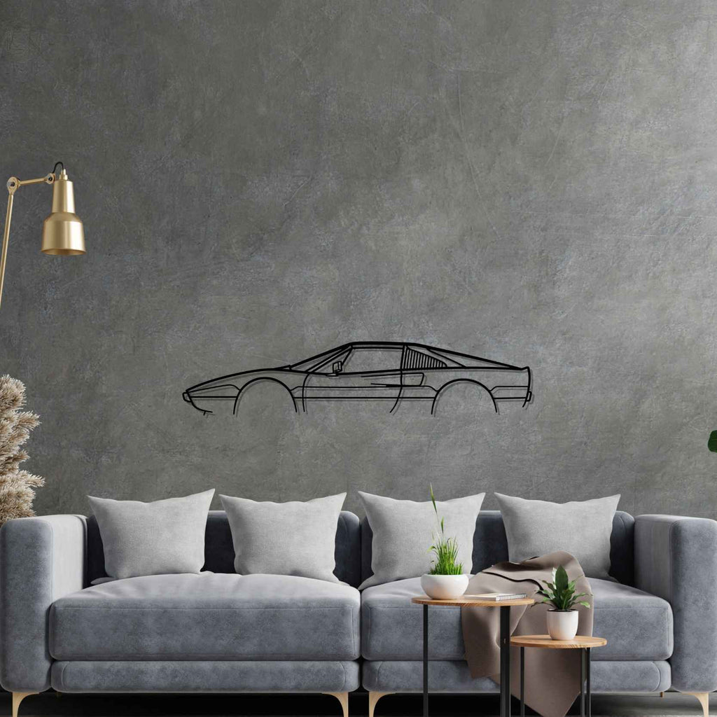 308 GTSI 1980 Classic Silhouette Metal Wall Art