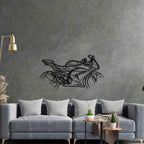 Ninja 250R 2008 Silhouette Metal Wall Art