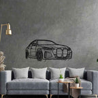 i4 M50 2024 Angle Silhouette Metal Wall Art
