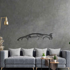 Huracan Performante 2018 Classic Silhouette Metal Wall Art