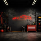 Supra MK5 Neon Silhouette