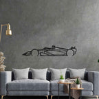 F1 2024 SF-24 Detailed Silhouette Metal Wall Art