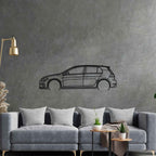 Golf 7 GTI Detailed Silhouette Metal Wall Art