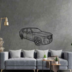 XM 2023 Angle Silhouette Metal Wall Art