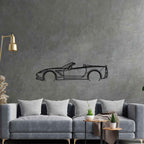 C7 2014 Cabrio Detailed Silhouette Metal Wall Art