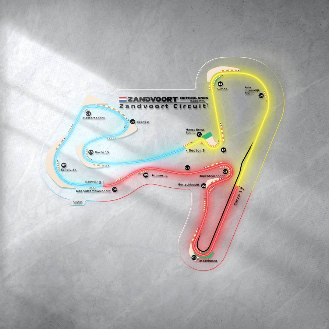 Zandvoort Circuit Neon Race Track