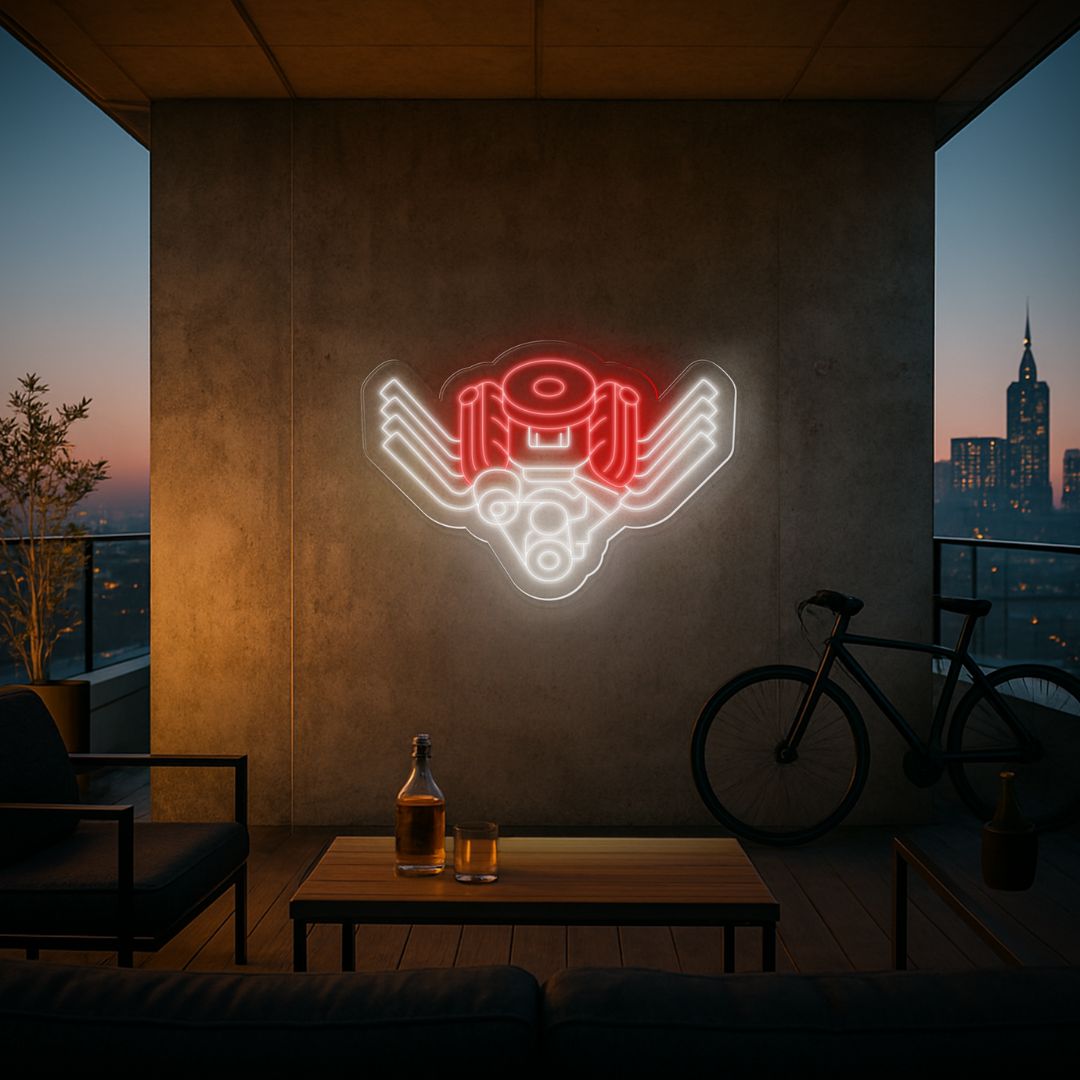 Engine Neon Sign