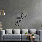 Circuit Zolder Metal Wall Art