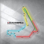 St Petersburg GP Neon Race Track