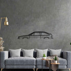 Scirocco 1983 Classic Silhouette Metal Wall Art