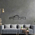 RAM 1500 2013 Classic Silhouette Metal Wall Art