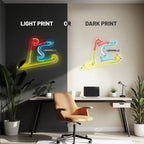 Shanghai International Circuit Neon Race Track