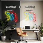 Rocky Mountain Motorsports Neon Race Track