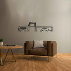 Jalibar 1974 Classic Silhouette Metal Wall Art
