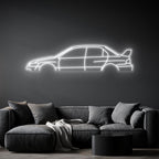 Evo 9 Neon Silhouette
