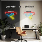 Stratotech Park Raceway Neon Race Track