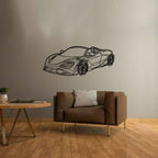 765LT Angle Silhouette Metal Wall Art