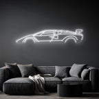 Countach Neon Silhouette
