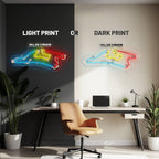 Circuit du Val de Vienne Neon Race Track