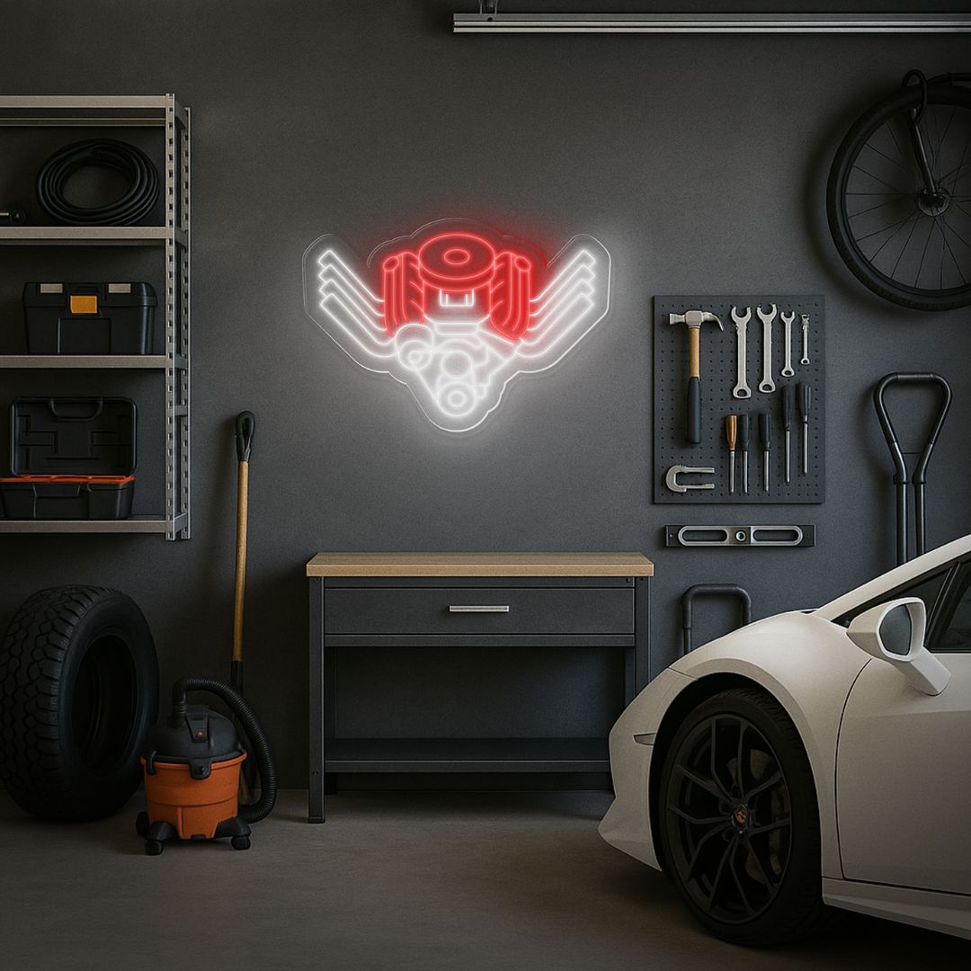 Engine Neon Sign