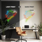 Nürburgring Nordschleife Neon Race Track