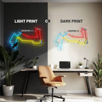 Marina Bay Street Circuit Neon Race Track