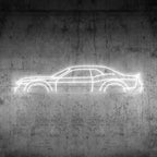 Challenger Hellcat 2020 Neon Silhouette