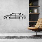 A4 2004 Detailed Silhouette Metal Wall Art