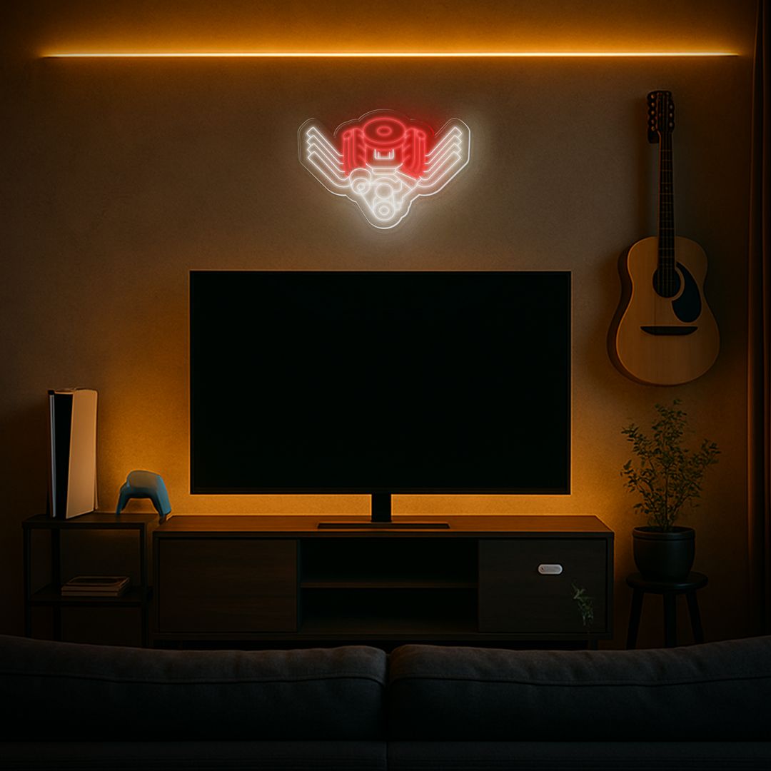 Engine Neon Sign
