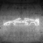 Corvette C8 HTC Neon Silhouette