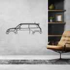 Mini GP2 2013 Classic Silhouette Metal Wall Art