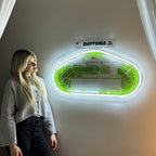 Daytona International Speedway Oval Neon Race Track