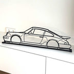 Your Custom Car Standing Silhouette Metal Art