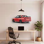M3 E30 Back Angle Acrylic Print