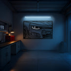 2024 Camaro ZLE 1LE Apex Front View Metal Neon Frame Wall Art
