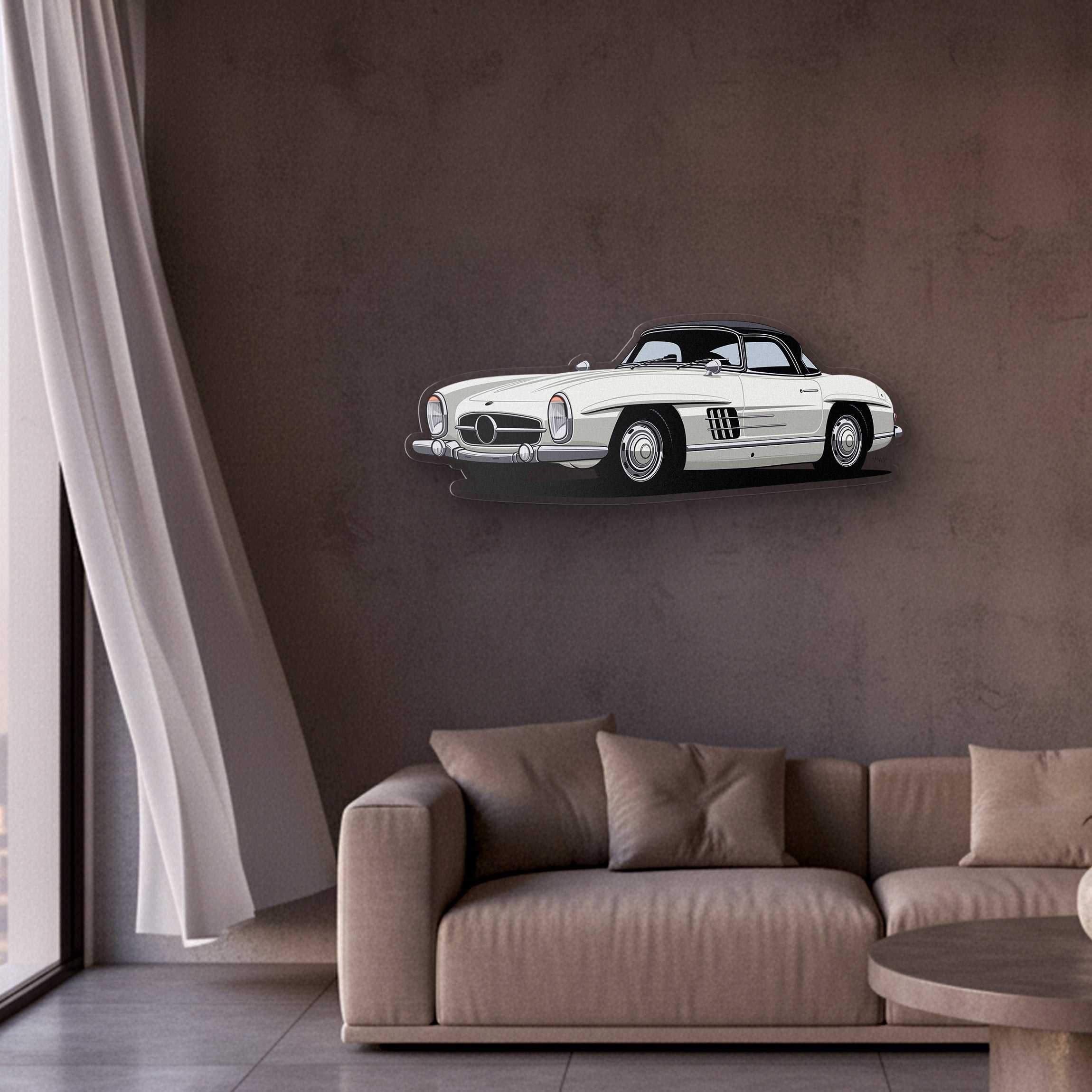 300 SL Roadster 1963 Front Angle Acrylic Print